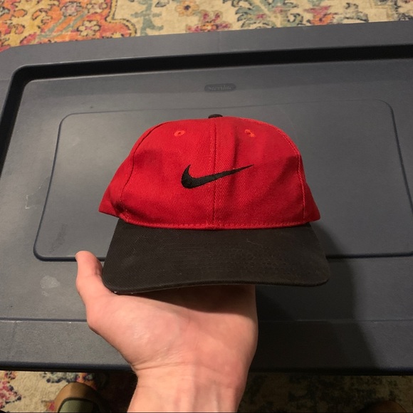 Vintage 90s nike swoosh snapback hat - Picture 1 of 3